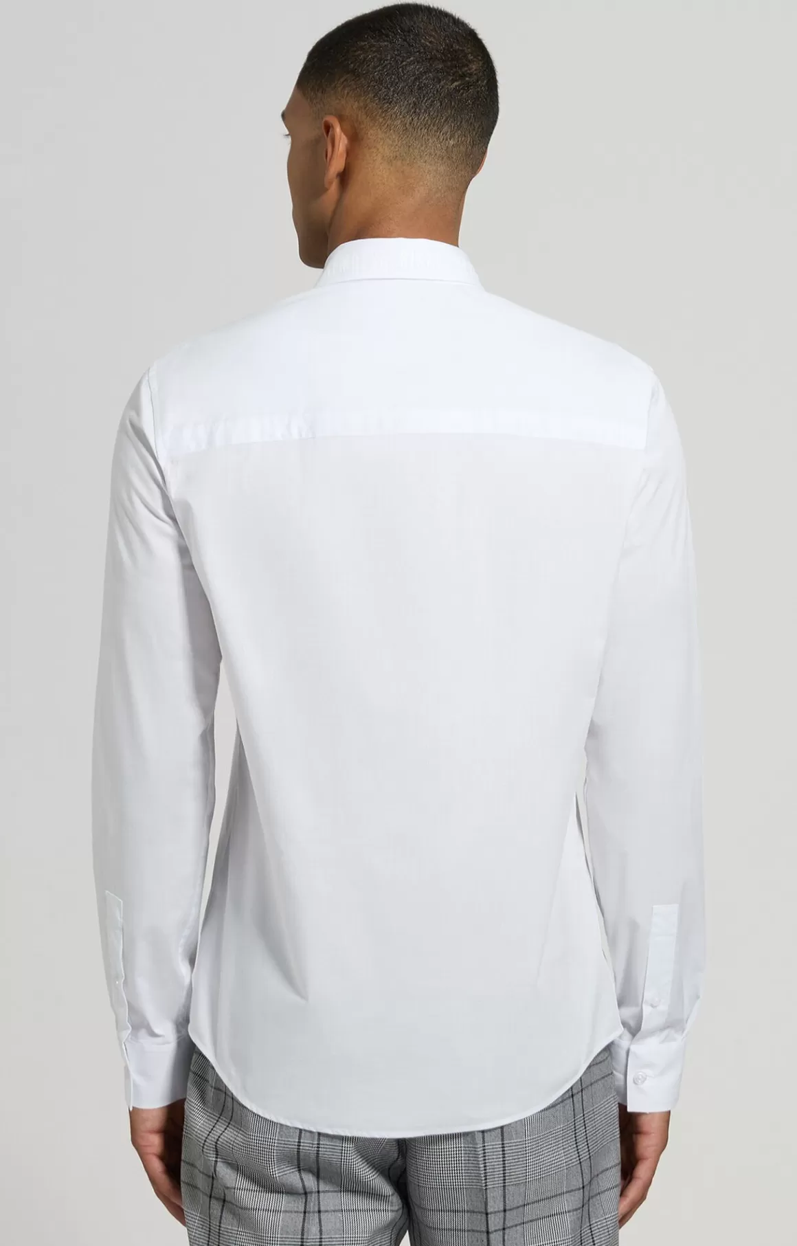 Shirts^Bikkembergs Men's Slim Fit Shirt white