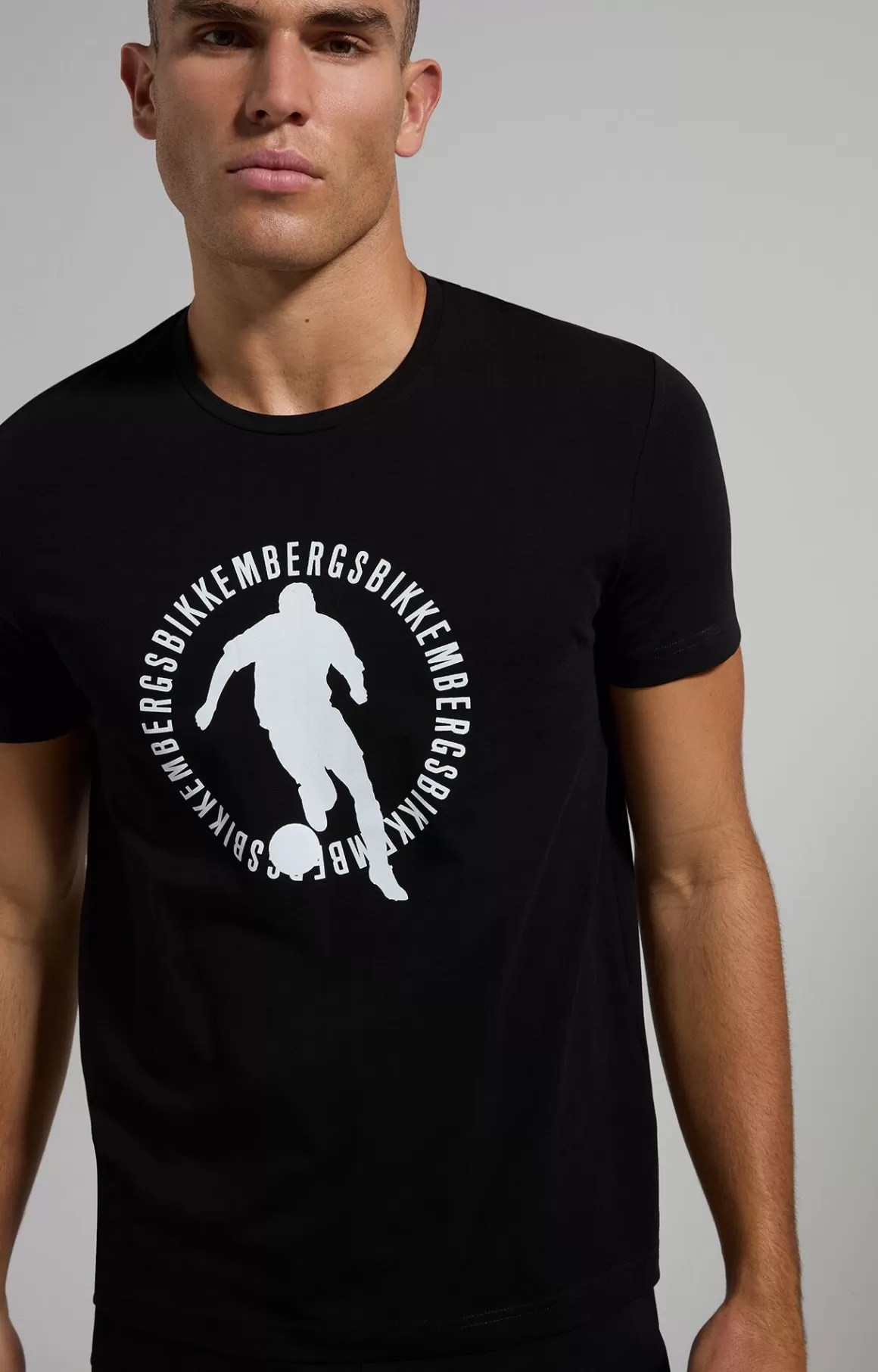 T-Shirts^Bikkembergs Men's Slim Fit T-shirt black