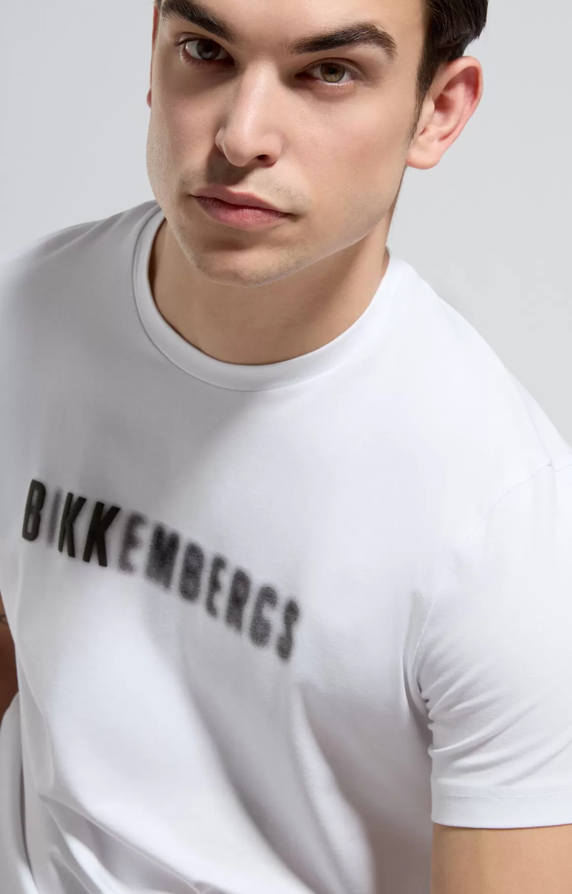 T-Shirts^Bikkembergs Men's Slim Fit T-shirt white