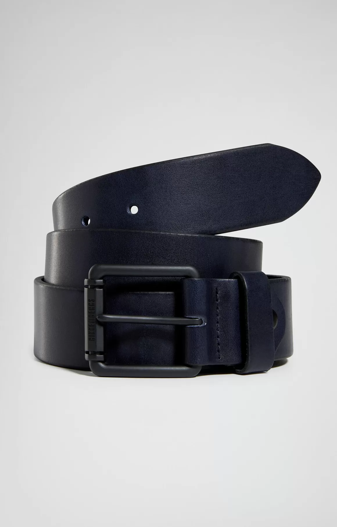 Belts^Bikkembergs Men's Smooth Leather Belt blue