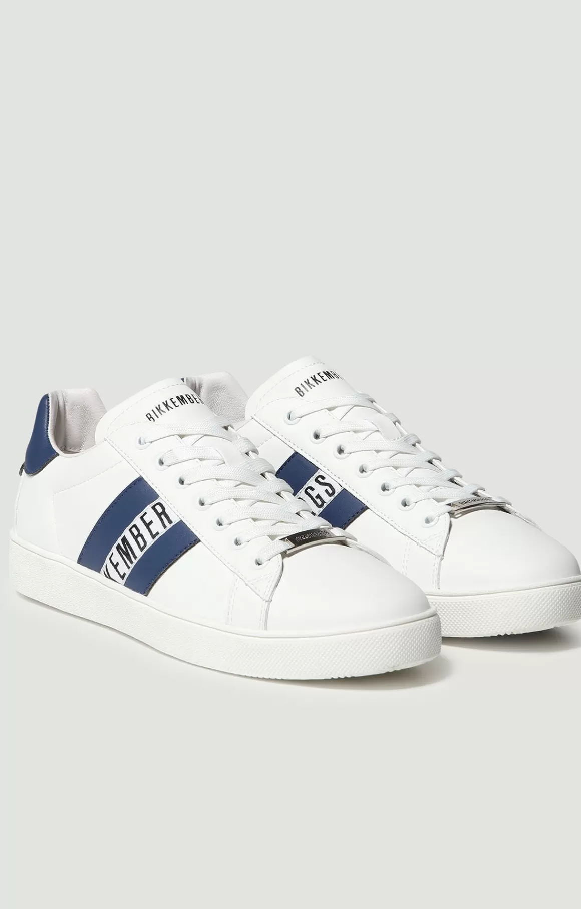 Sneakers^Bikkembergs Men's Sneakers - Recoba M white/navy