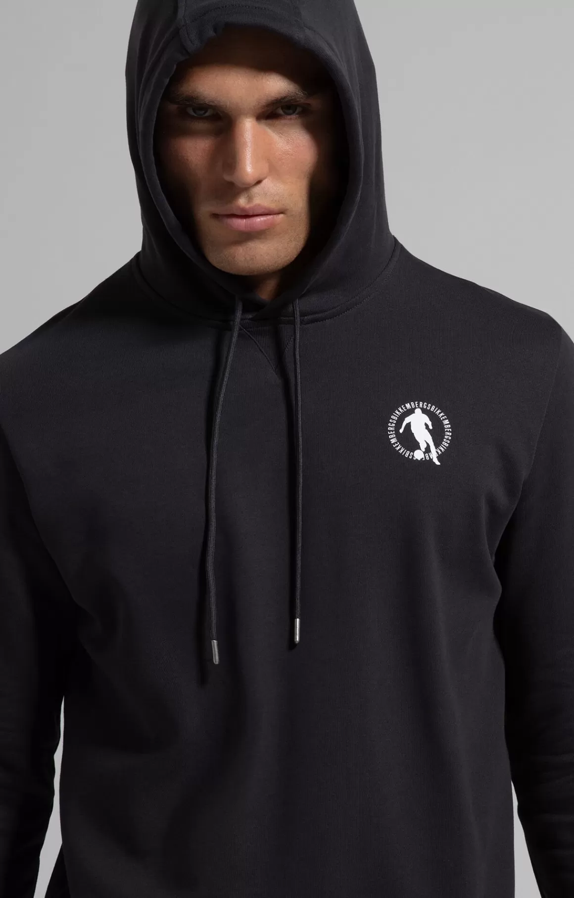 Sweaters | Tracksuits^Bikkembergs Men's Soccer Hoodie blue graphite