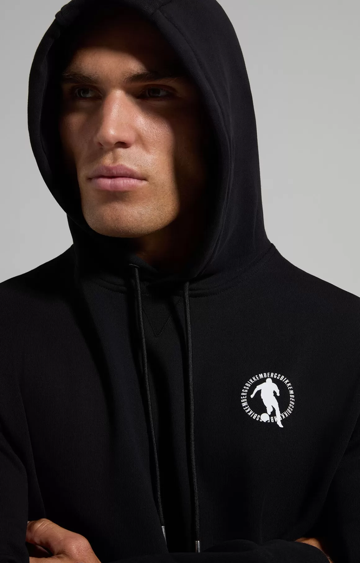 Sweaters | Tracksuits^Bikkembergs Men's Soccer Hoodie black