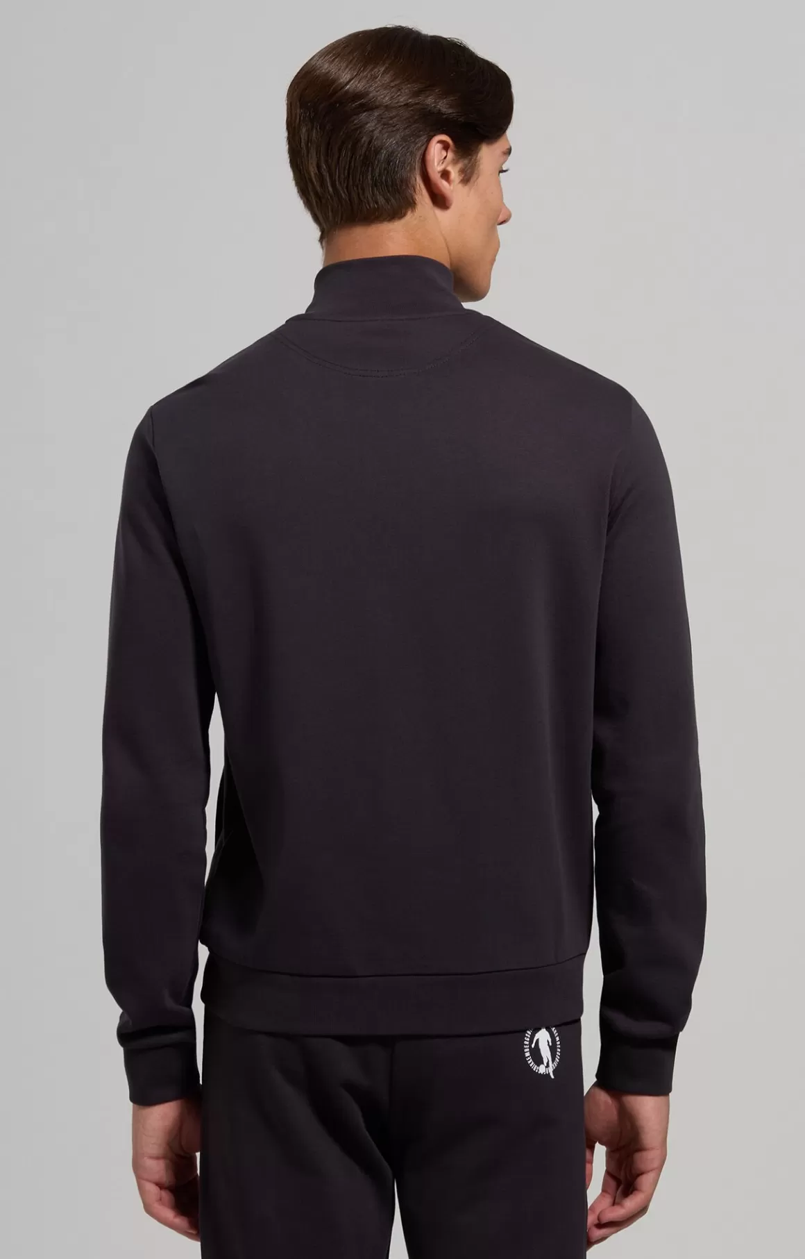 Sweaters | Tracksuits^Bikkembergs Men's Soccer Sweatshirt With Zip blue graphite