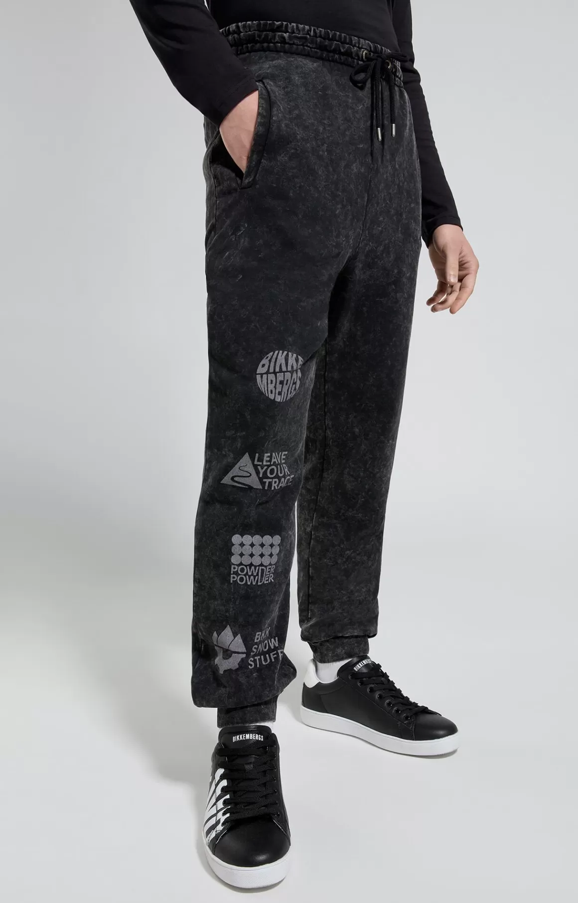 Pants^Bikkembergs Men's Sweatpants caviar