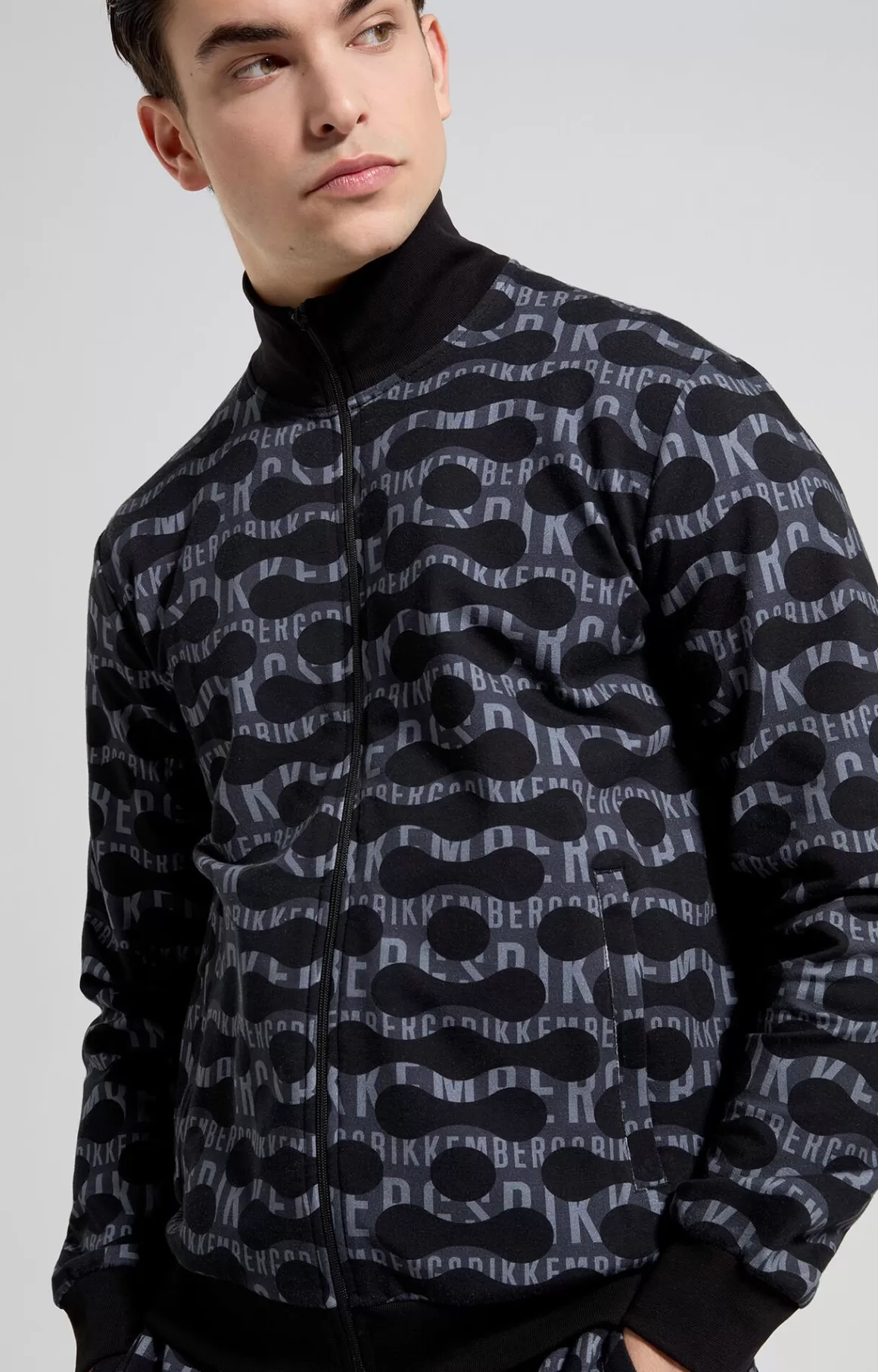 Sweaters | Tracksuits^Bikkembergs Men's Sweatshirt Pop Camouflage black