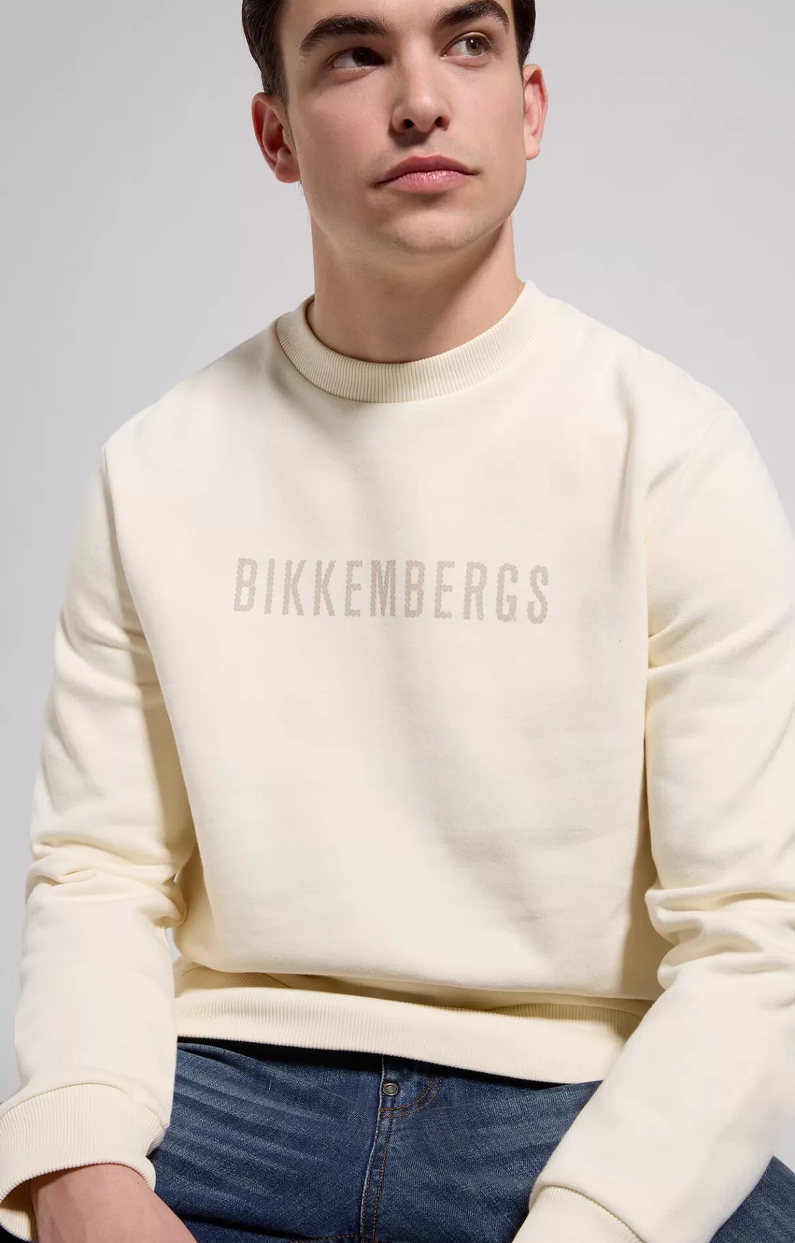 Sweaters | Tracksuits^Bikkembergs Men's Sweatshirt With Logo turtledove