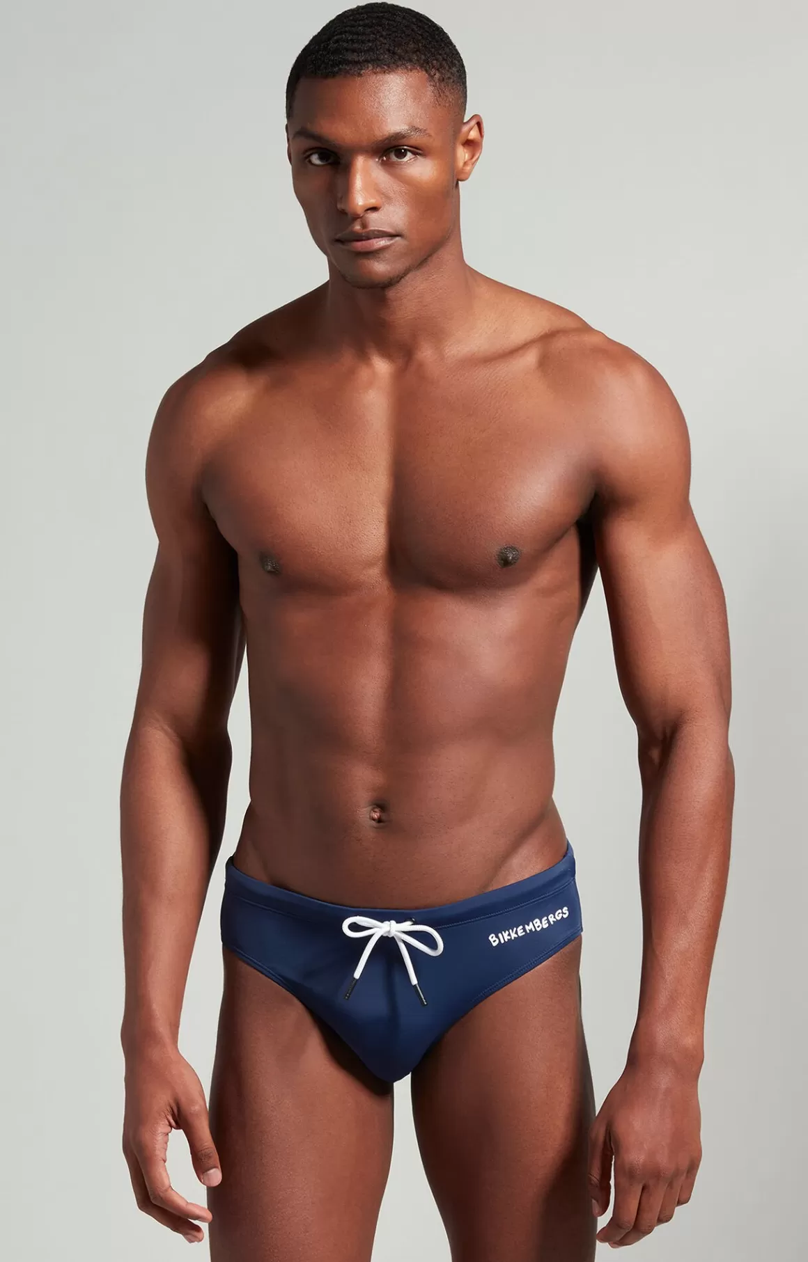 Slips^Bikkembergs Men's Swim Briefs navy