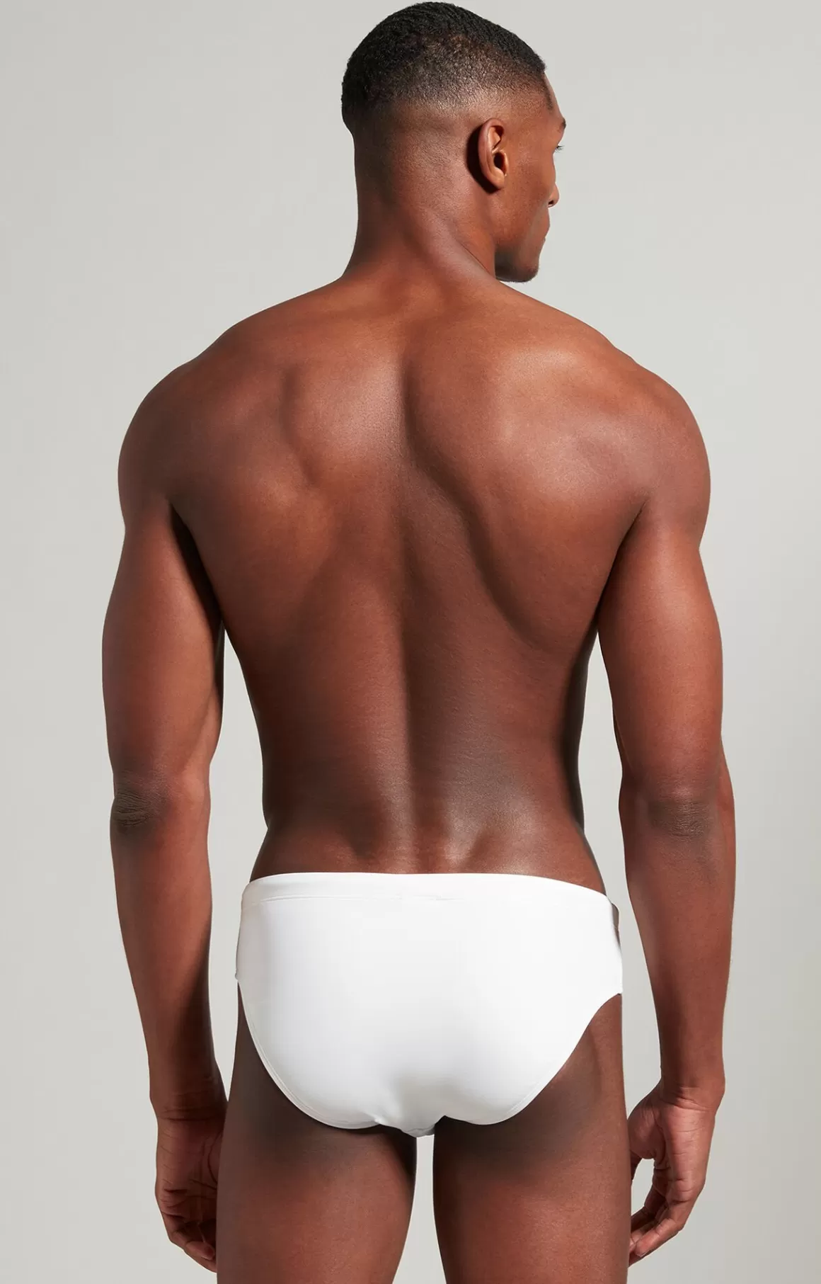 Slips^Bikkembergs Men's Swim Briefs white