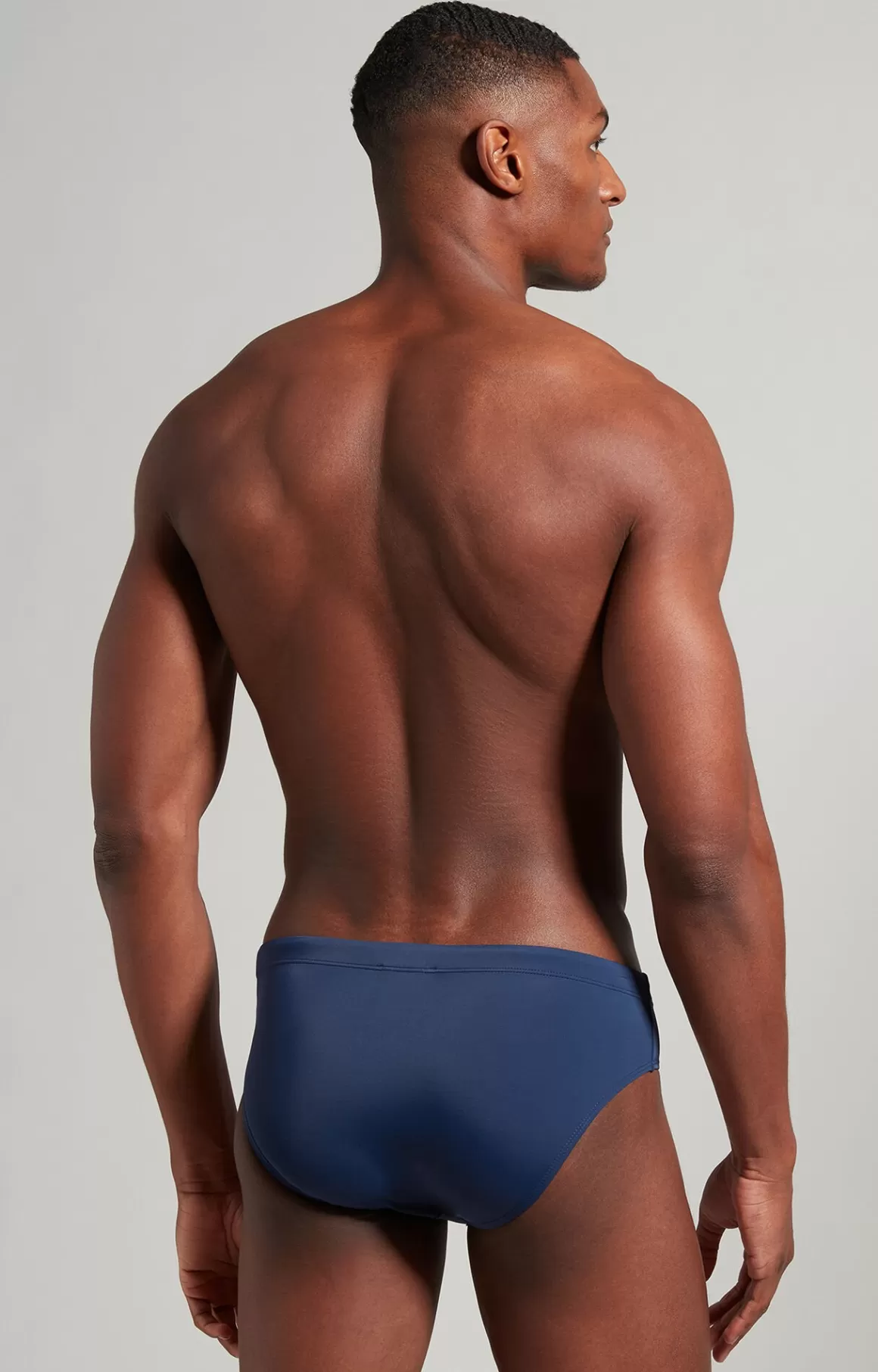 Slips^Bikkembergs Men's Swim Briefs navy