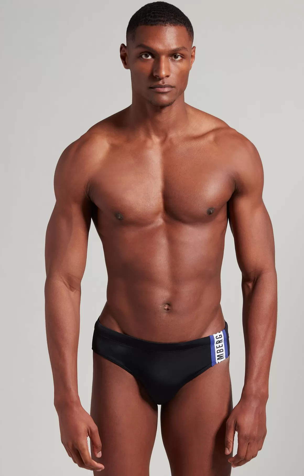 Slips^Bikkembergs Men's Swim Briefs With Tape black