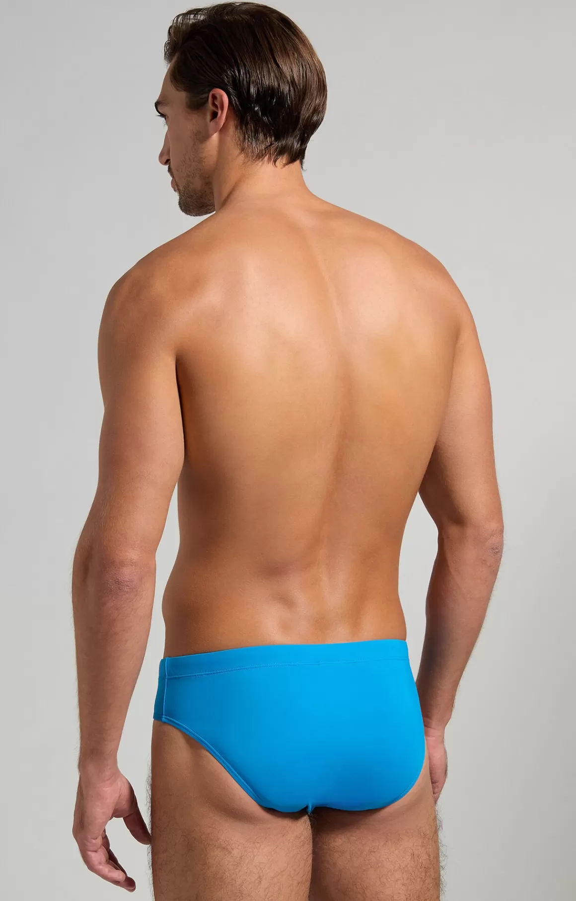 Slips^Bikkembergs Men's Swim Briefs With Tape mediterranian blue