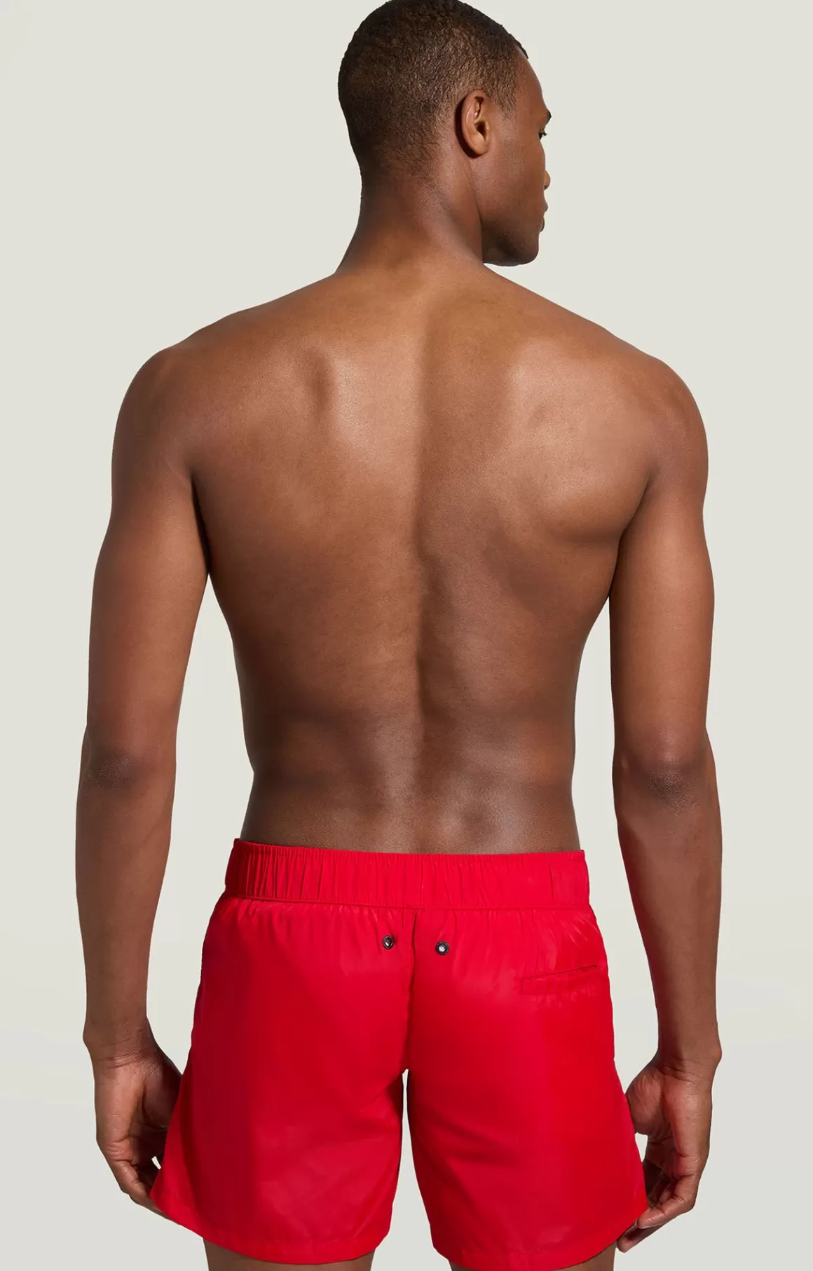 Shorts^Bikkembergs Men's Swim Shorts With Tape red