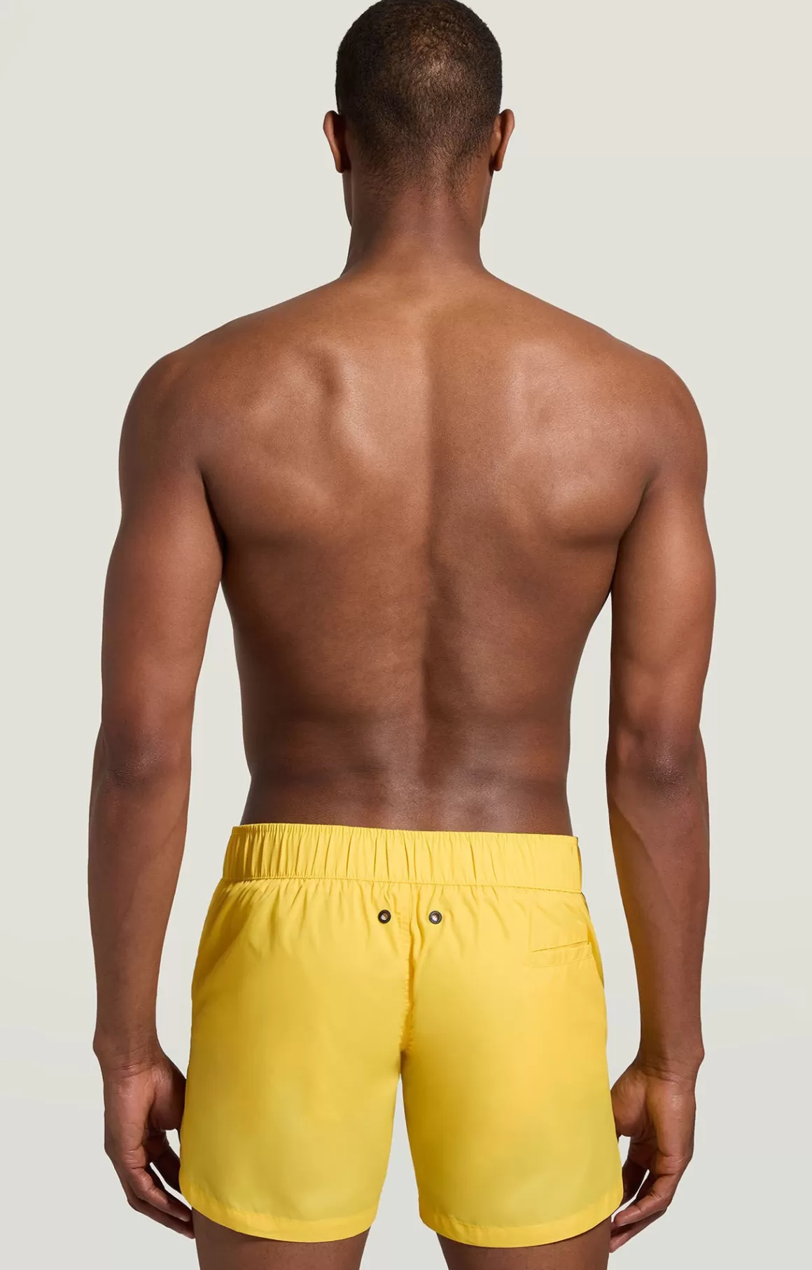 Shorts^Bikkembergs Men's Swim Shorts With Tape yellow