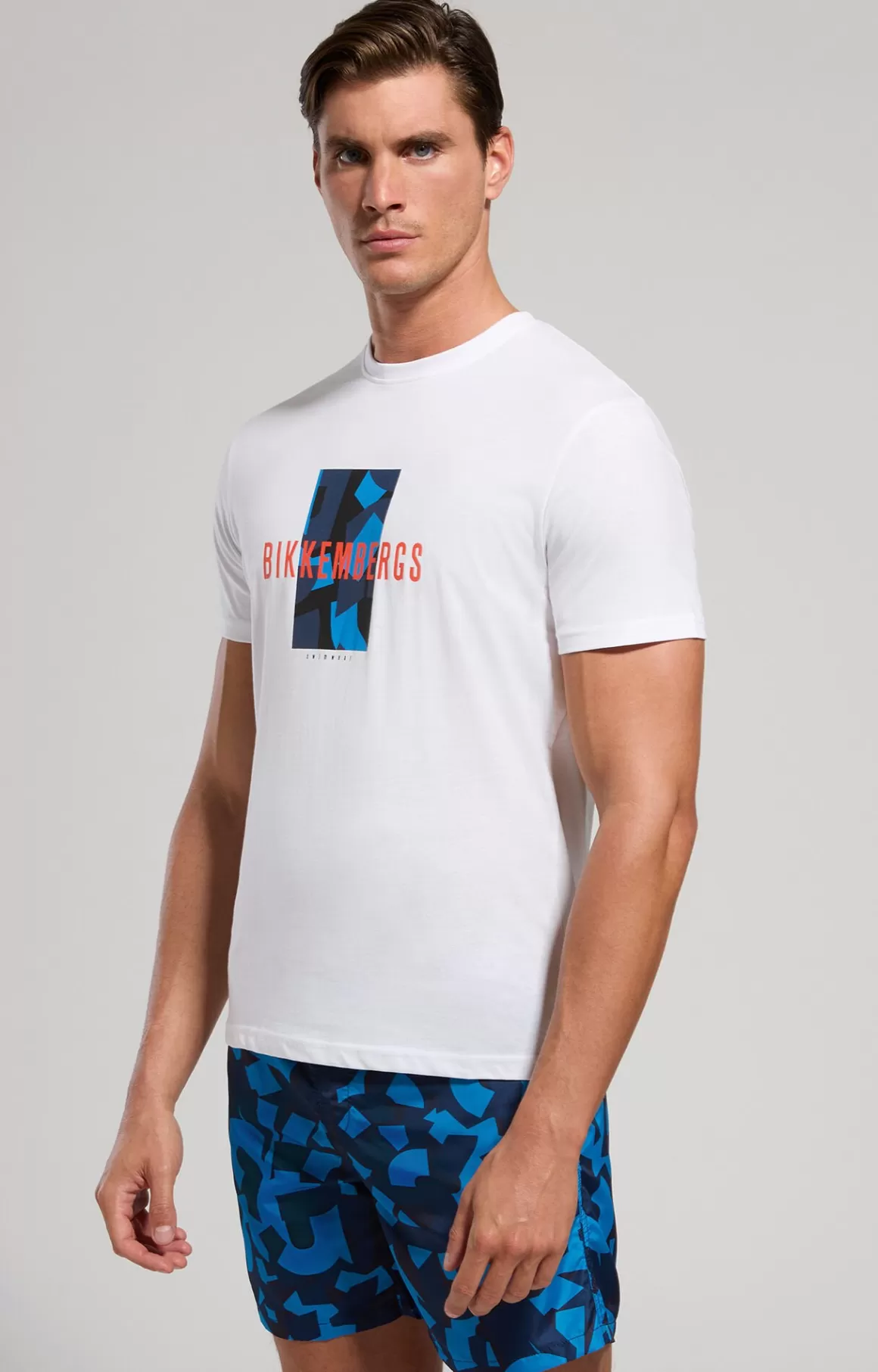 T-Shirts & Tank Tops^Bikkembergs Men's T-shirt white