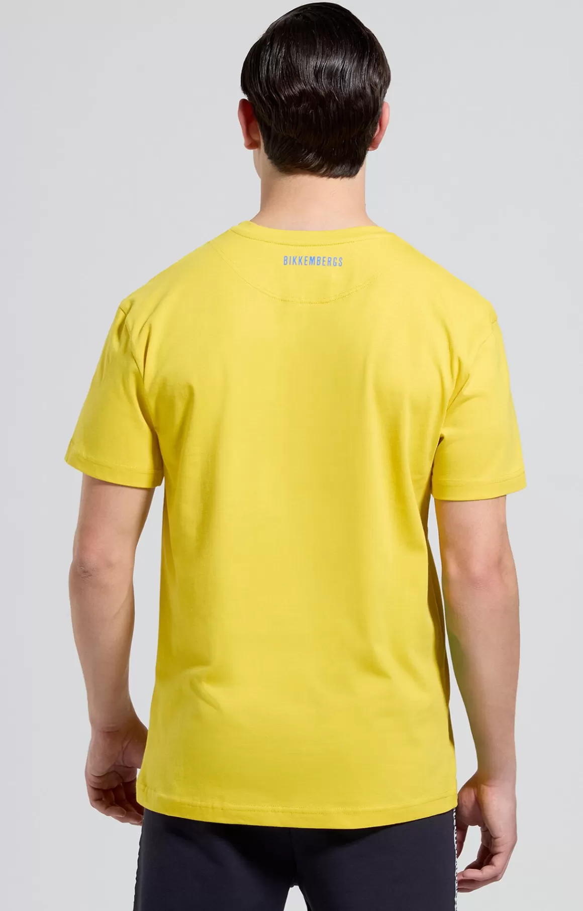 T-Shirts^Bikkembergs Men's T-shirt With Freestyle Print sulphur