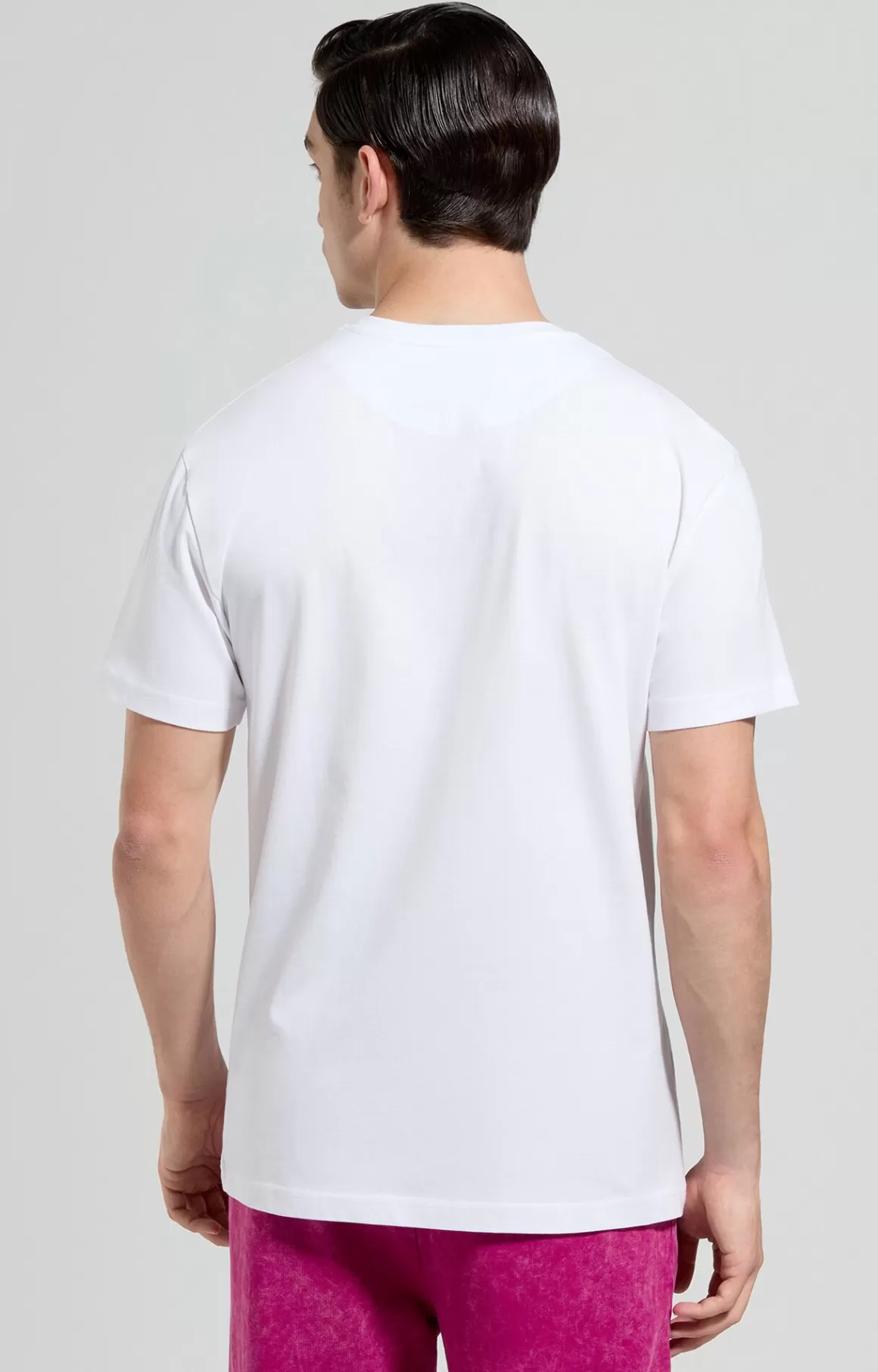 T-Shirts^Bikkembergs Men's T-shirt With Pop Print white