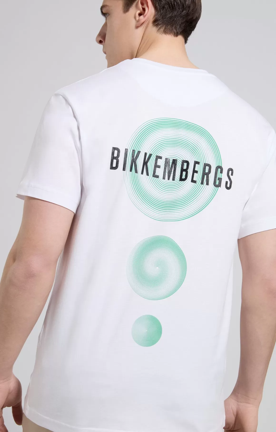 T-Shirts^Bikkembergs Men's T-shirt With Print On Back white