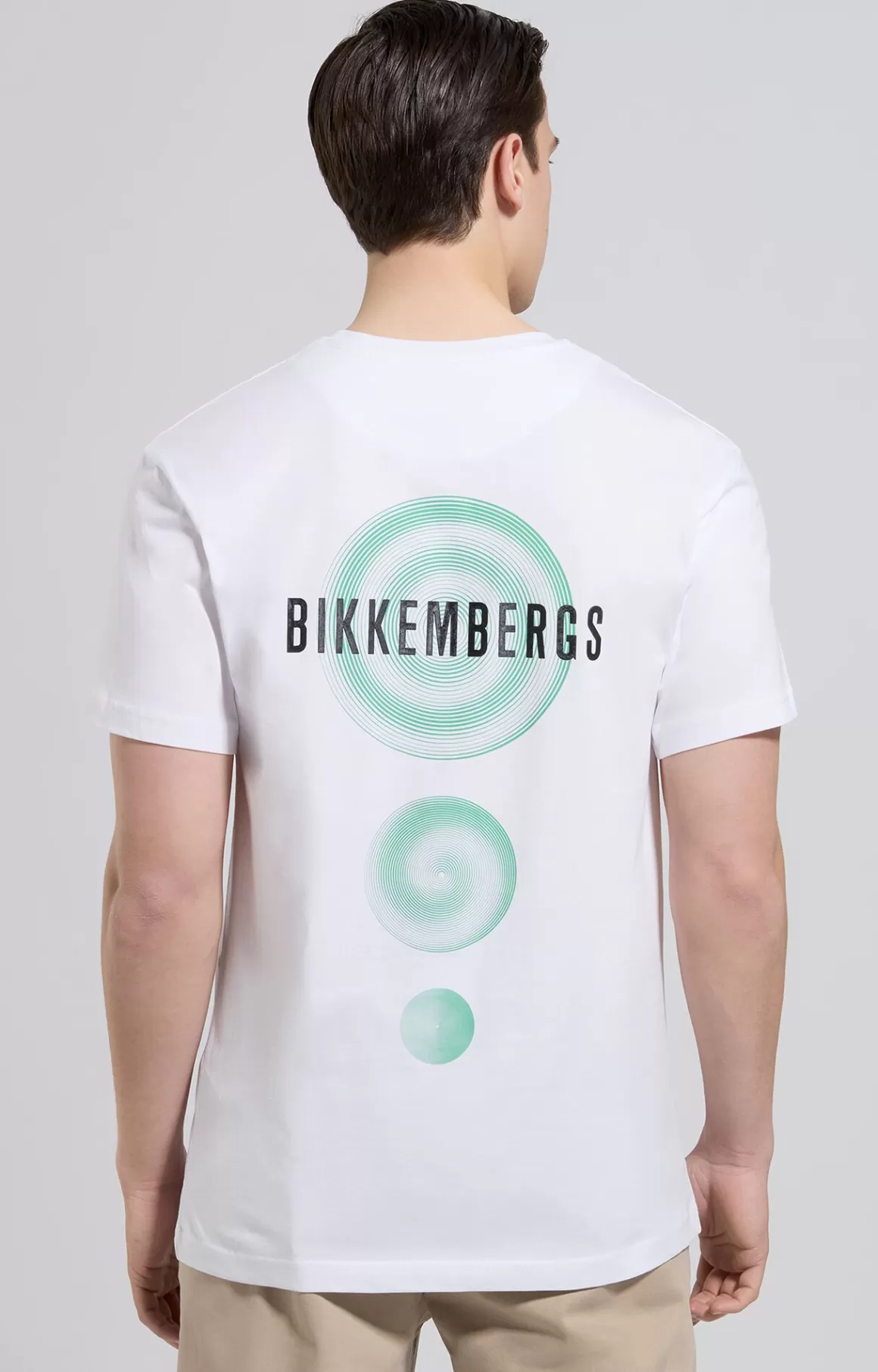 T-Shirts^Bikkembergs Men's T-shirt With Print On Back white