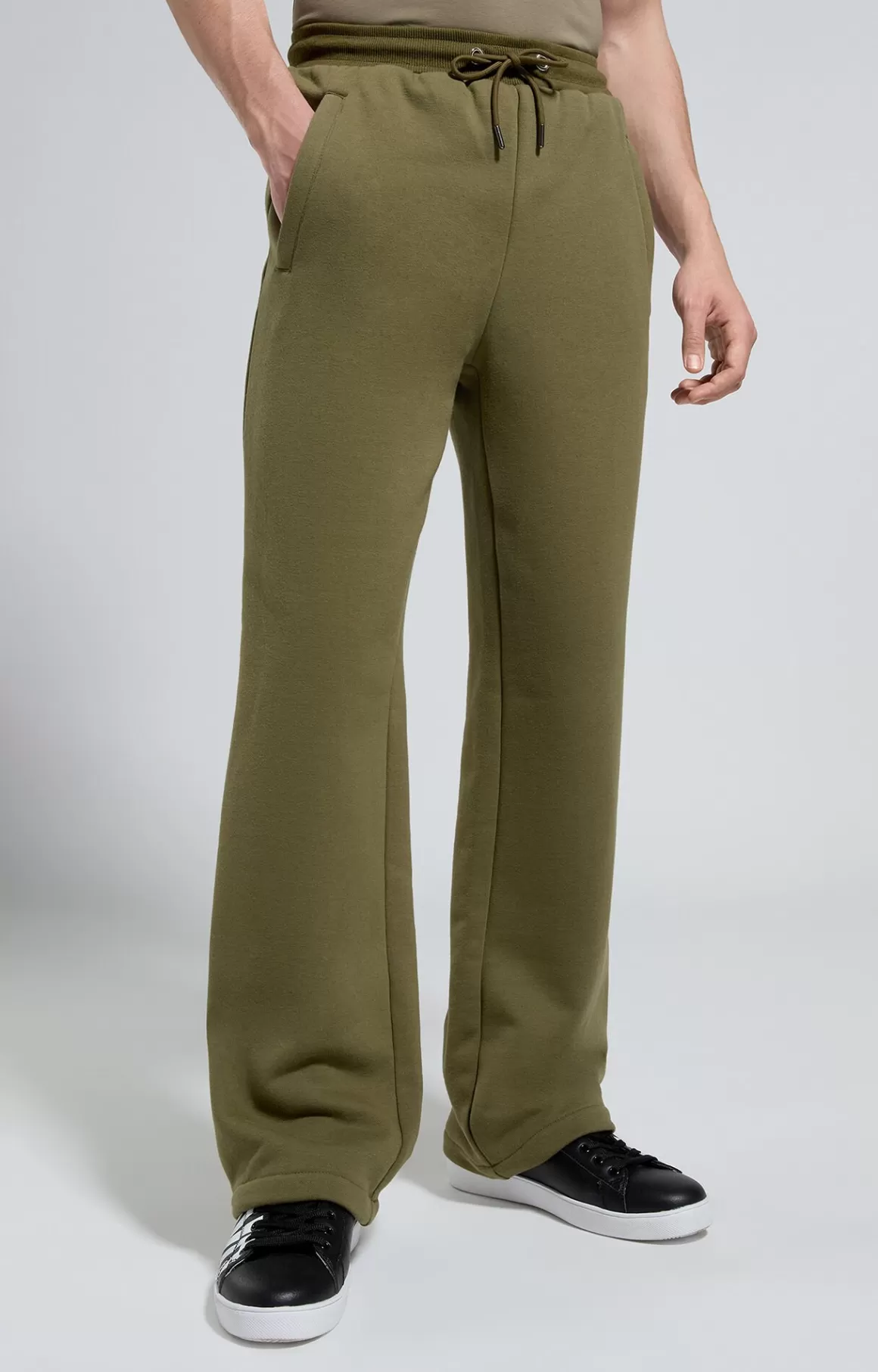 Pants^Bikkembergs Men's Utility Joggers dusky green