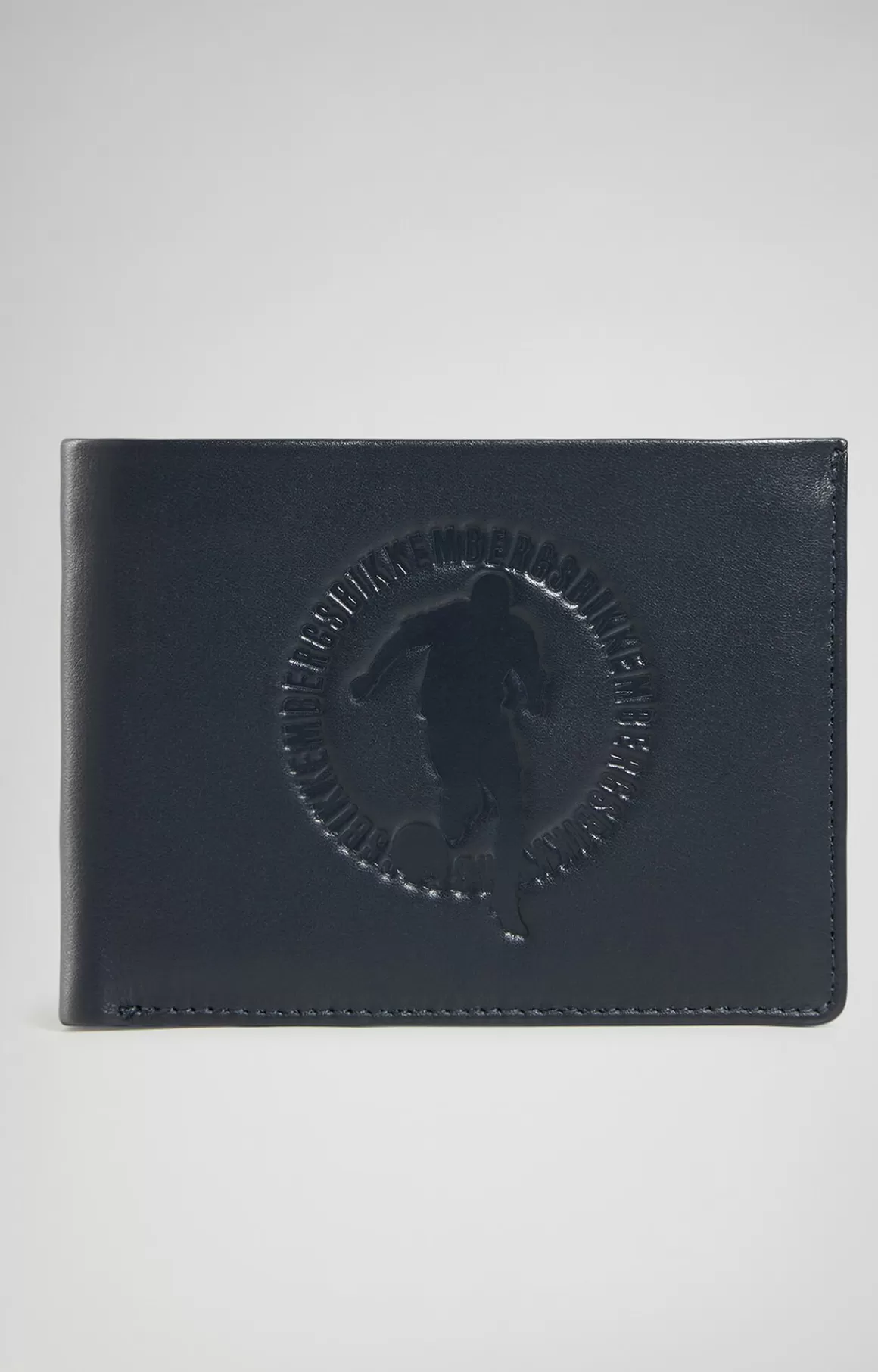 Wallets^Bikkembergs Men's Wallet With Embossed Logo blue