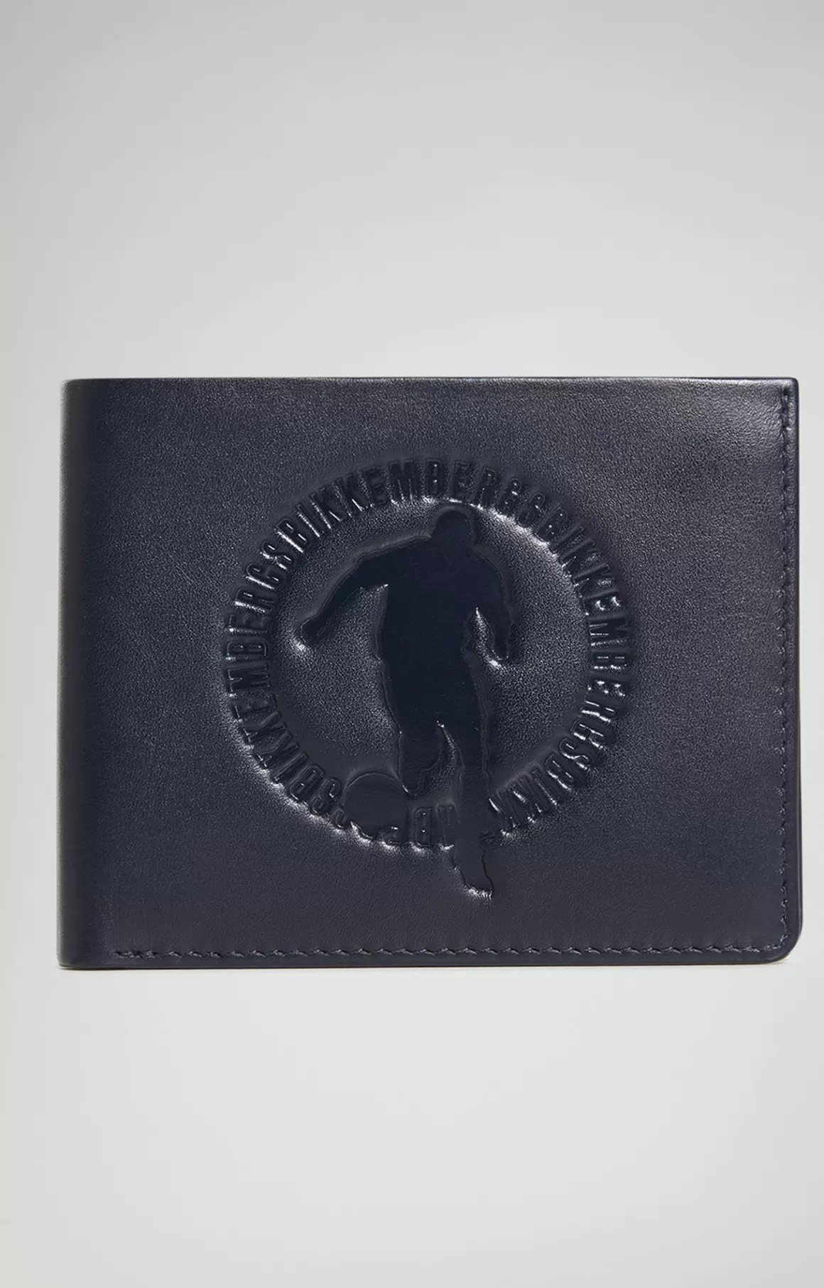 Wallets^Bikkembergs Men's Wallet With Embossed Logo blue