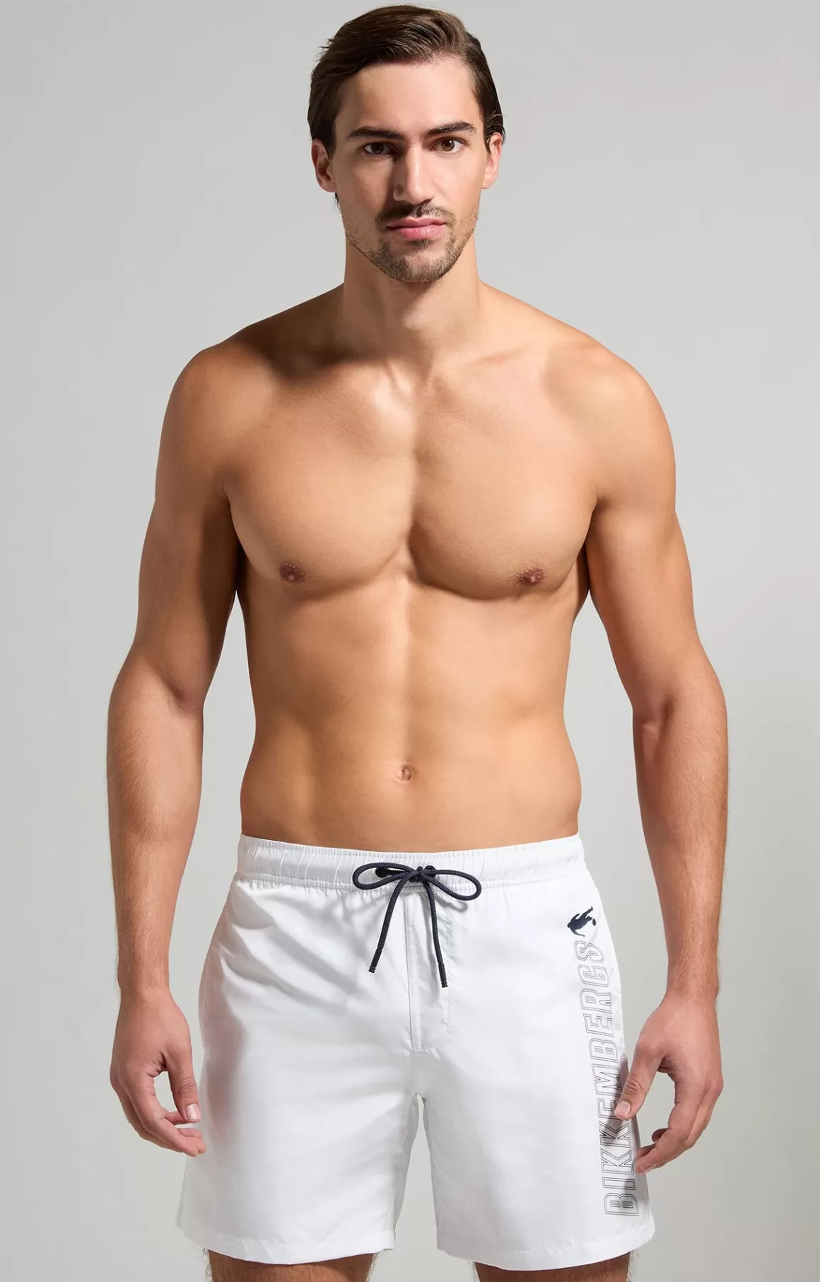 Shorts^Bikkembergs Printed Men's Boardshorts white