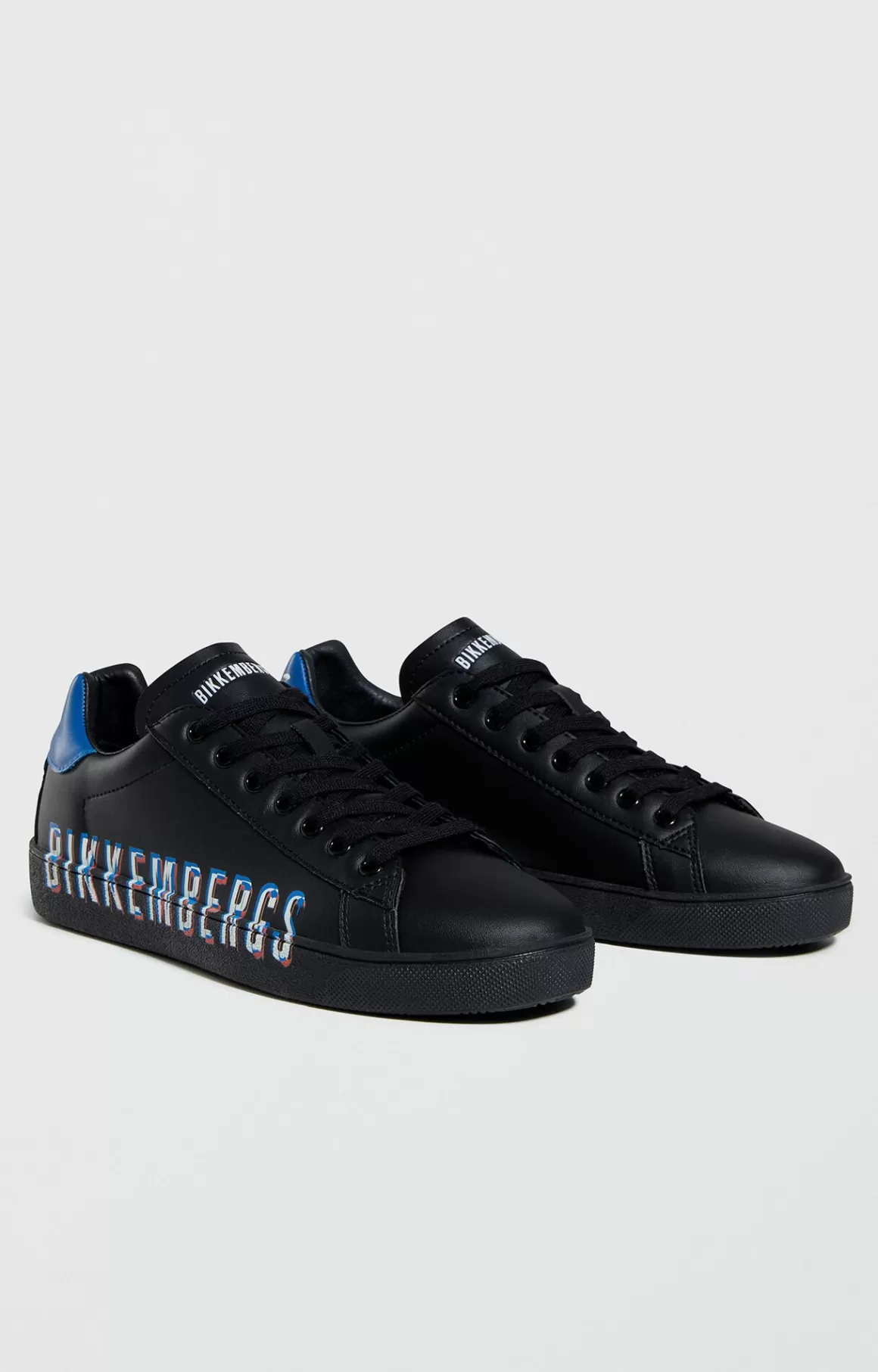 Sneakers^Bikkembergs Recoba Men's Printed Sneakers black/bluette