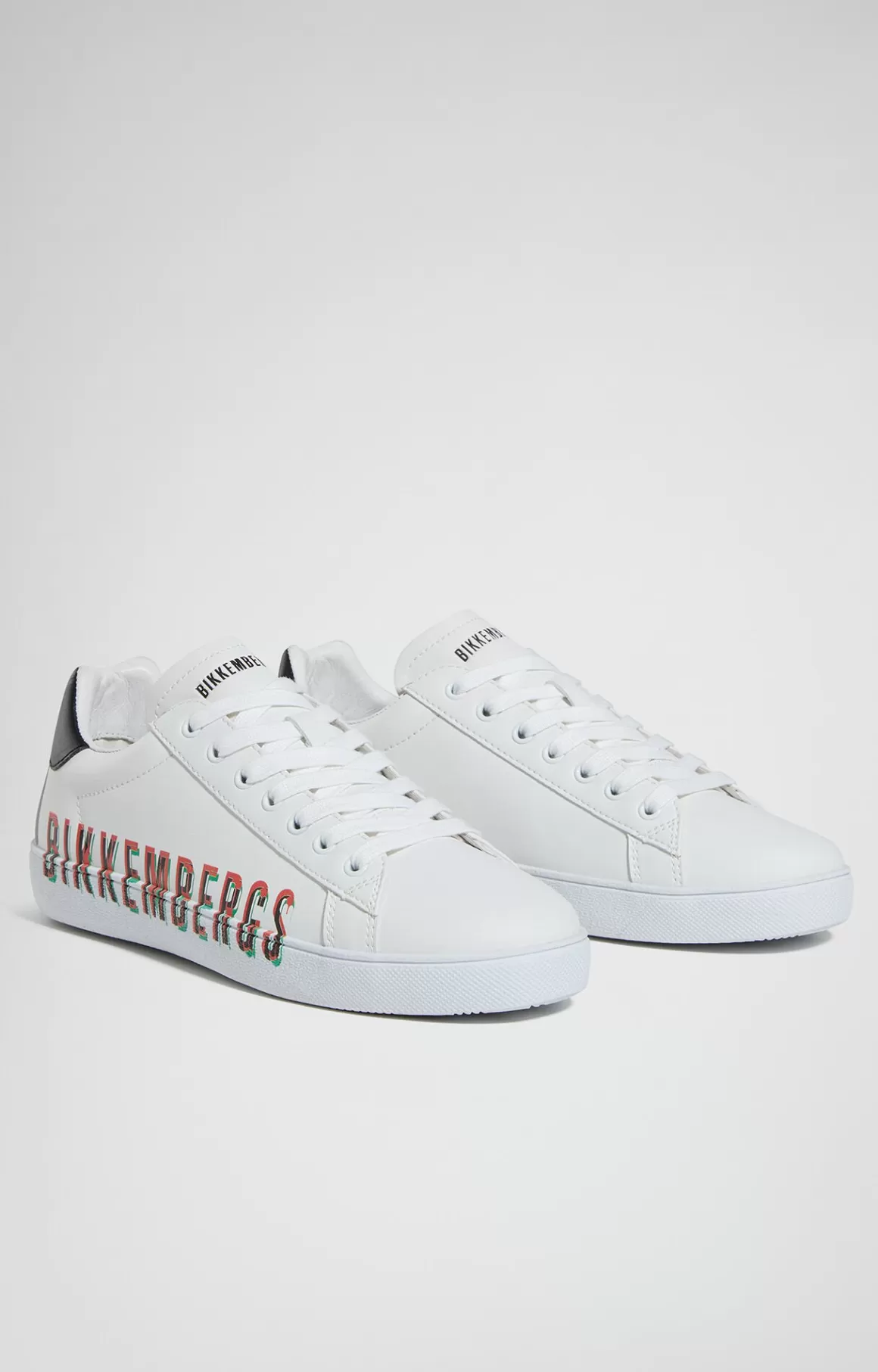 Sneakers^Bikkembergs Recoba Men's Printed Sneakers white/black