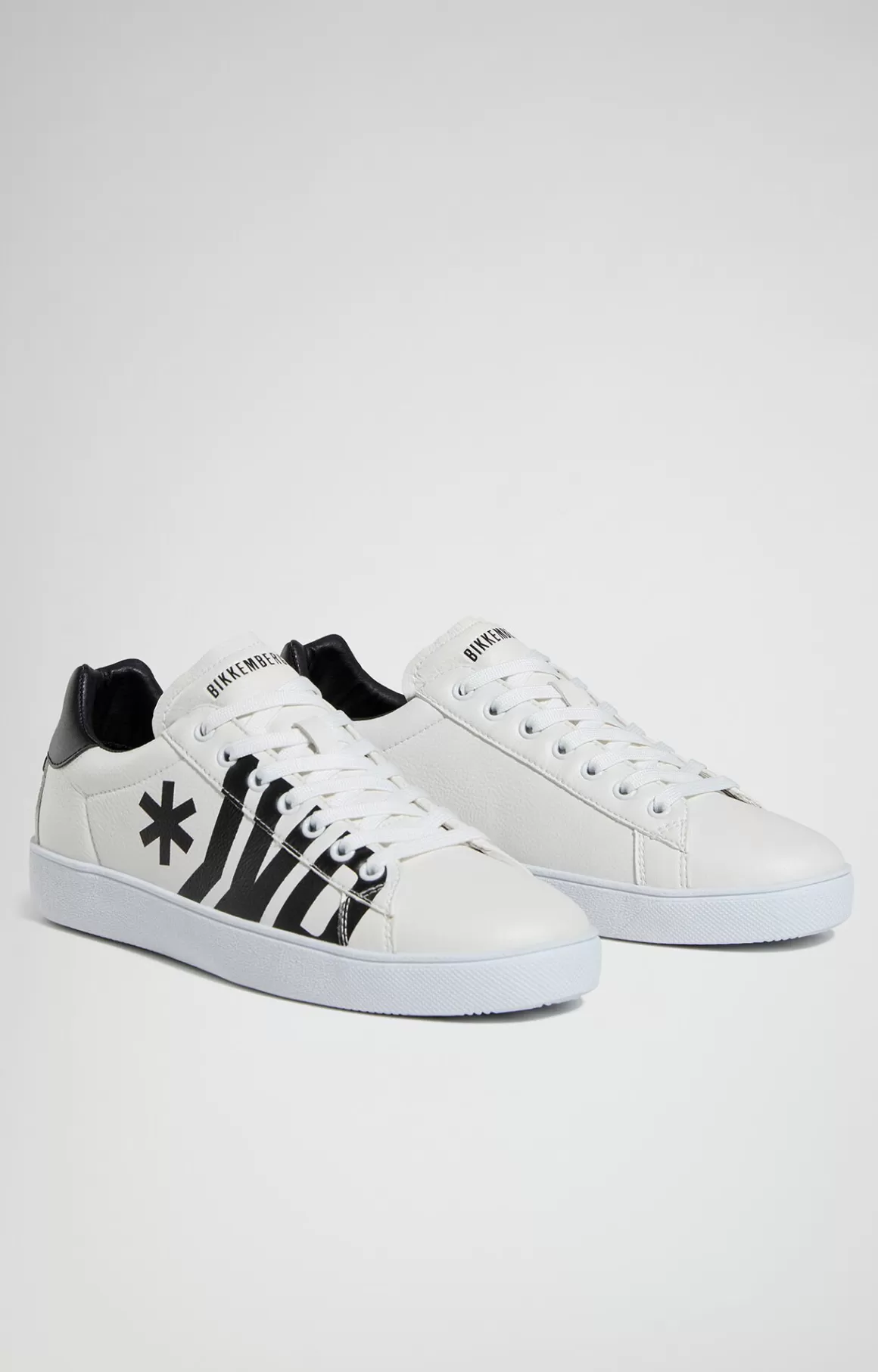 Sneakers^Bikkembergs Recoba Men's Printed Sneakers white/black