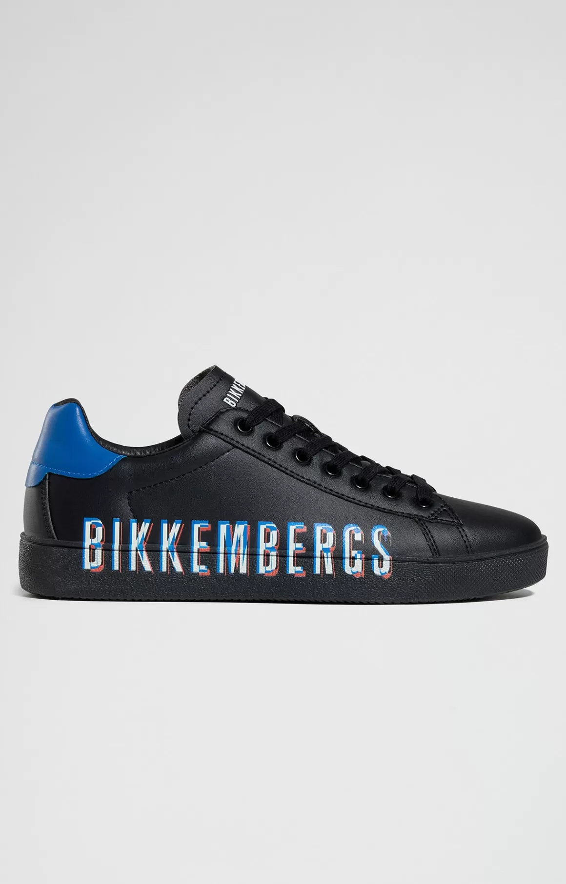 Sneakers^Bikkembergs Recoba Men's Printed Sneakers black/bluette