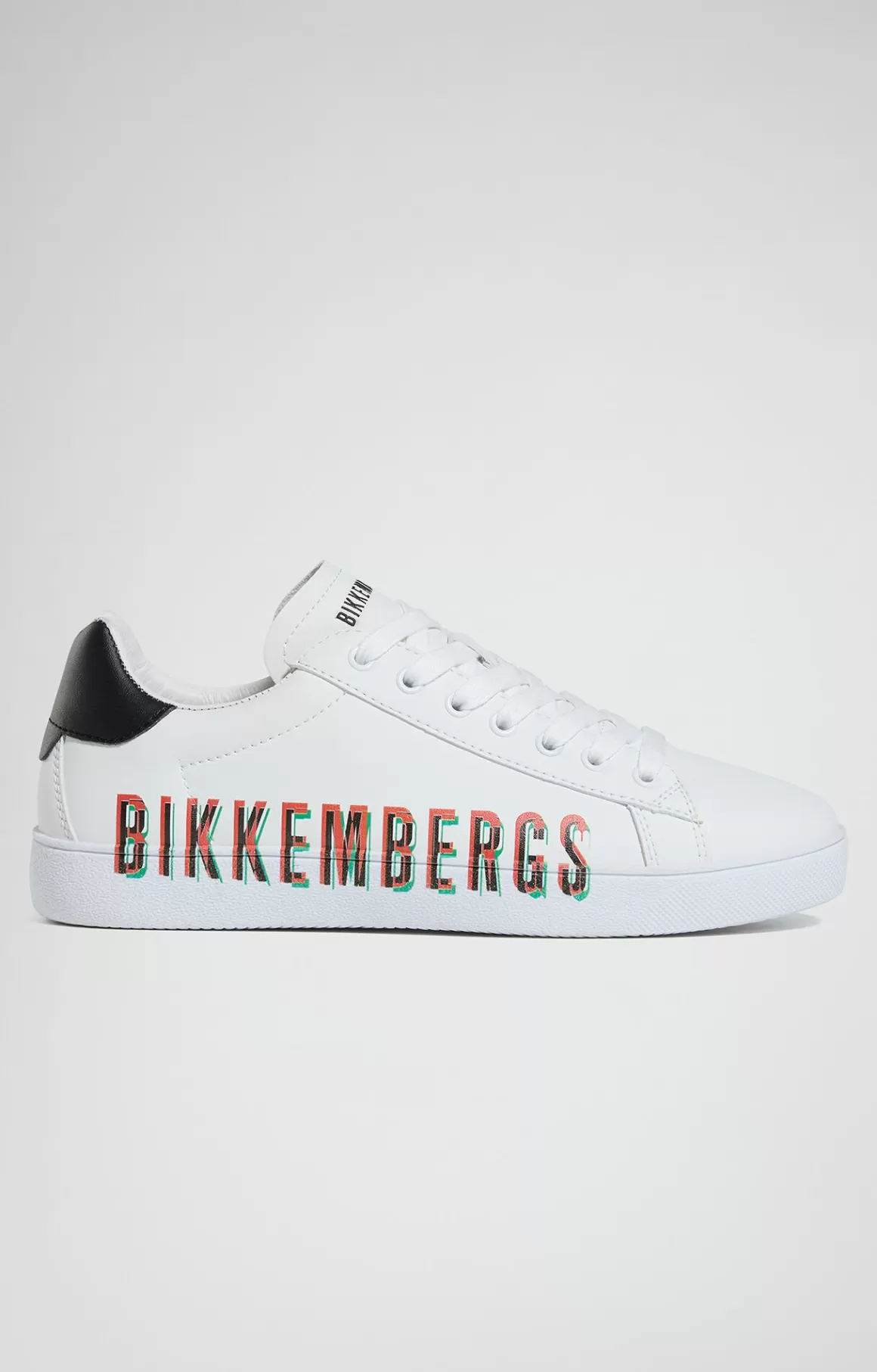 Sneakers^Bikkembergs Recoba Men's Printed Sneakers white/black