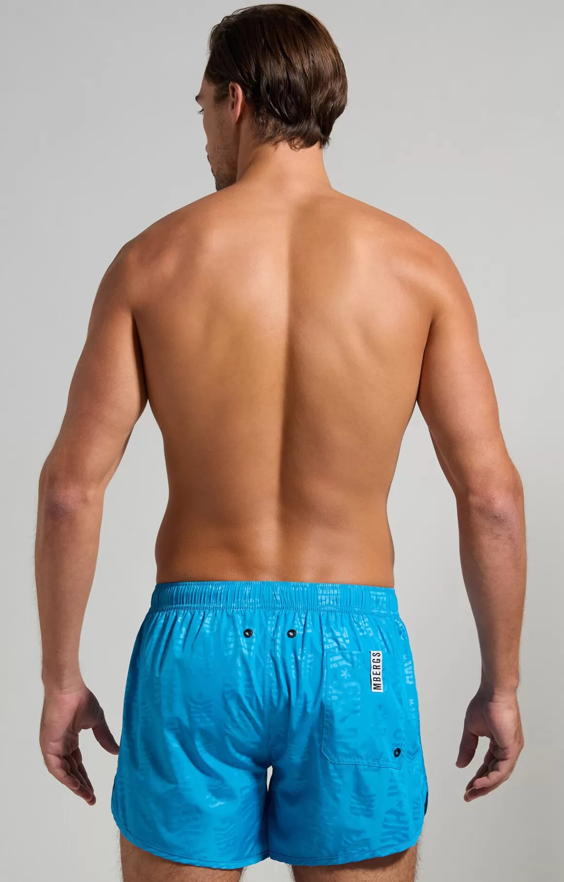 Shorts^Bikkembergs Retro Men's Swim Trunks mediterranian blue