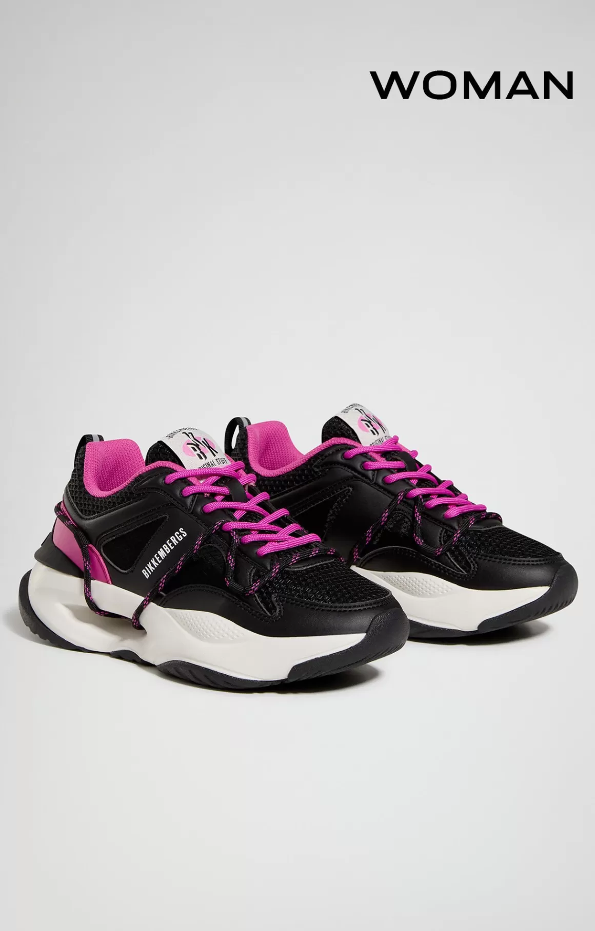 Sneakers^Bikkembergs Ruyi Women's Sneakers black/fuxia