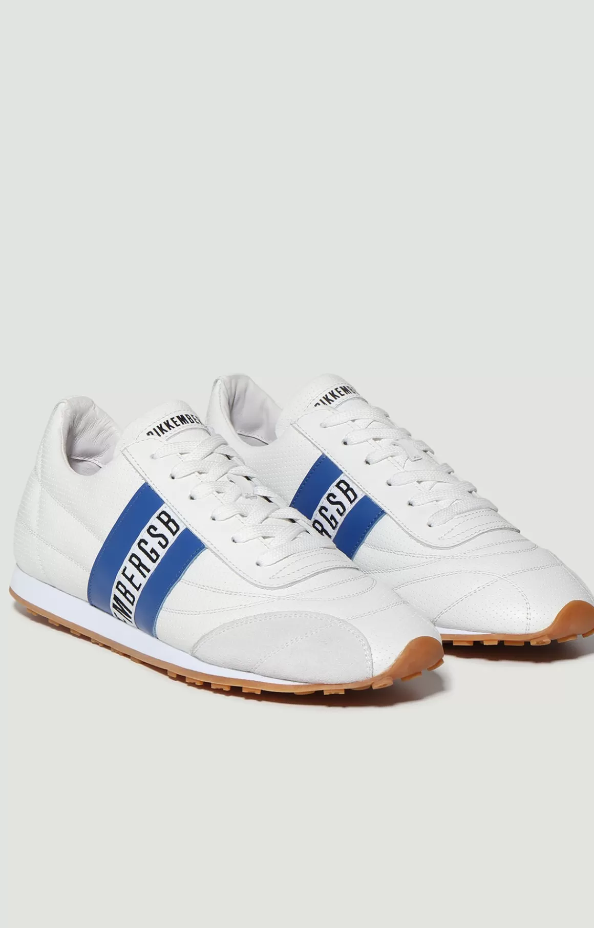 Sneakers^Bikkembergs Soccer Men's Sneakers white/bluette