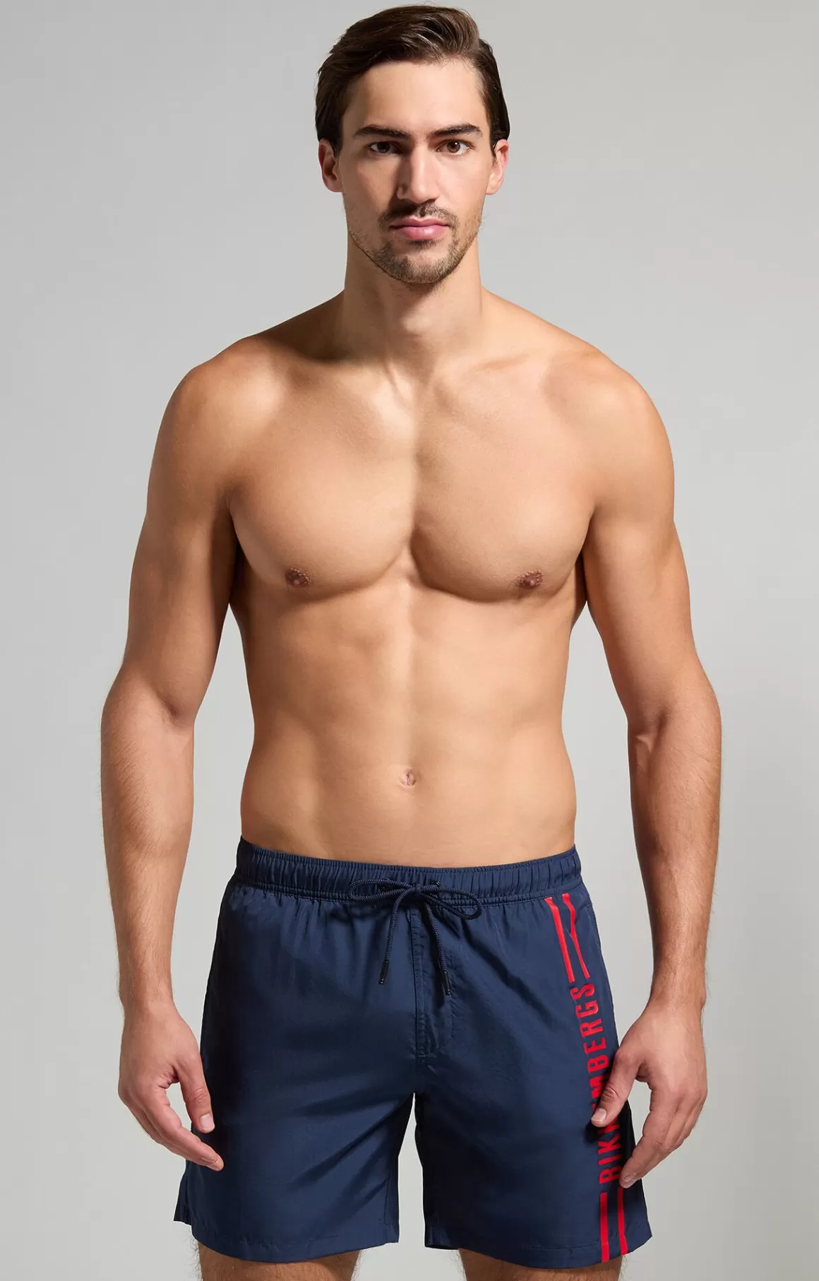 Shorts^Bikkembergs Striped Men's Boardshorts navy