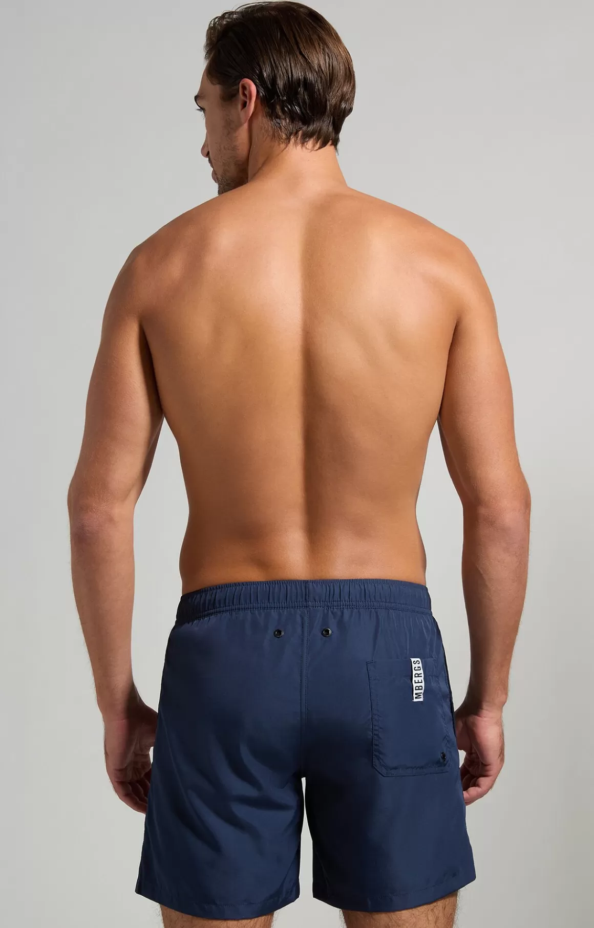 Shorts^Bikkembergs Striped Men's Boardshorts navy