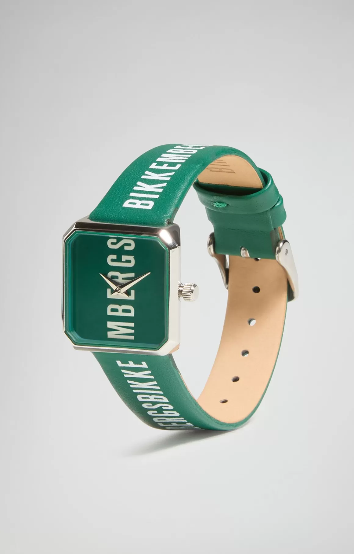 Watches^Bikkembergs Watch With Leather Band green