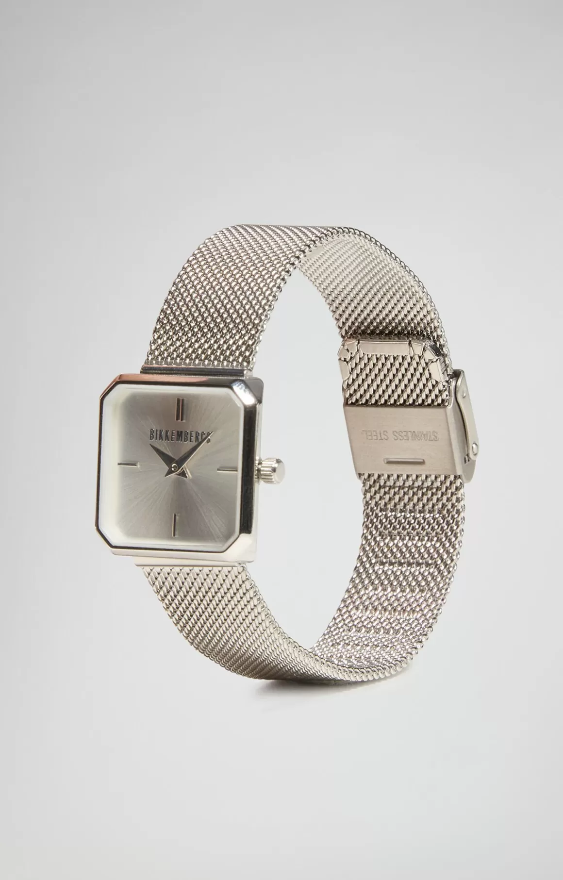 Watches^Bikkembergs Watch With Mesh Steel Band silver/silver